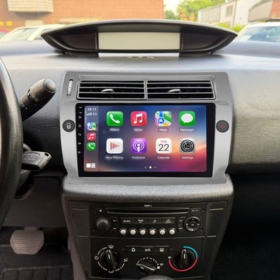 2+64GB Android 15 Carplay Autoradio GPS Navi Für Citroen C4 2004-2009 SWC FM RDS