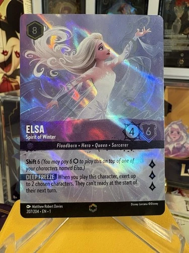 Disney Lorcana Elsa Spirit of Winter Enchanted Frozen 207/204 EN 1 First Chapter