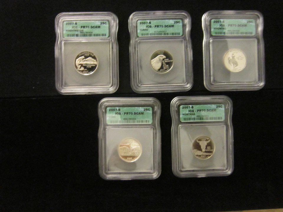 1999-S - 2008-S State Quarters ICG PR70DCAM Full Set 50 Coins including Delaware - Image 4 of 4