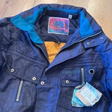 Vintage Skii Suit Mens Size 38 NEVICA Authentic Snowboard Jumpsuit Navy 90s