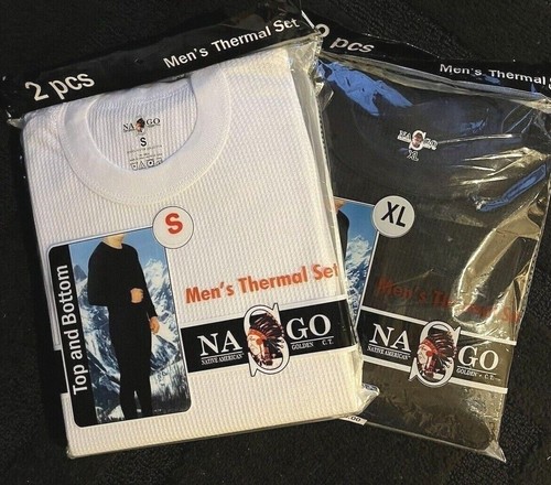 Men's Mens Thermal Underwear Set 2PC Piece Top Bottom Long John Waffle Sm-4XL - 第 2/20 張圖片