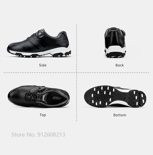 PGM Women Waterproof Golf Training Sneaker Non-Slip Rotating Buckle Fixed Spike - Picture 10 of 16