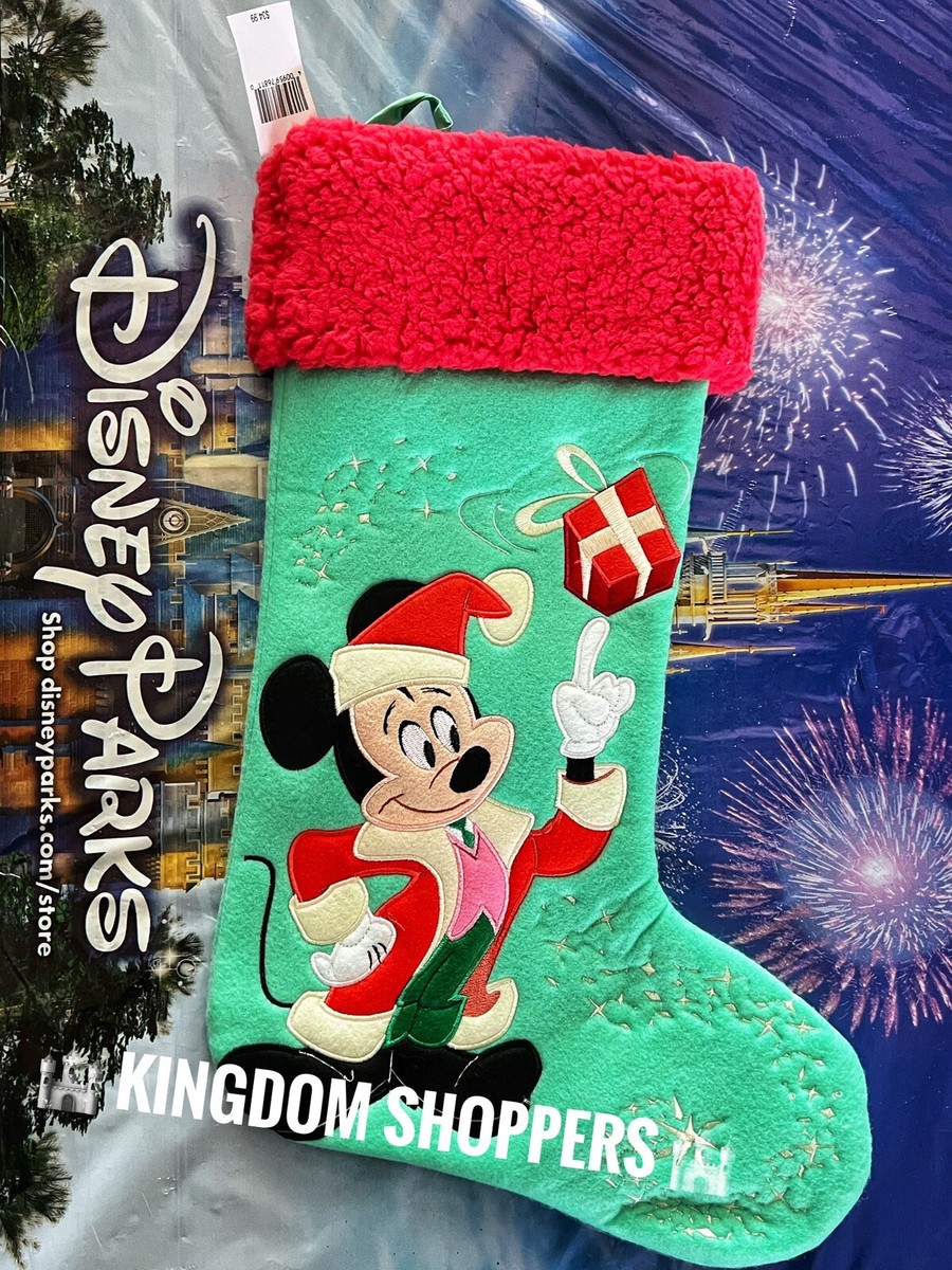 2723.昔の海外ディズニーランドアナハイムキャストピンクリスマスストッキング 2723.昔の海外ディズニーランドアナハイムキャストピン