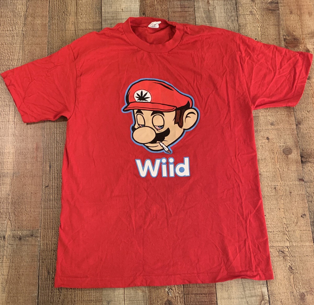 2000's Rare Alstyle WiiD Mario Nintendo Nintendo t-shirt Red
