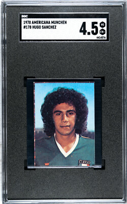 AMERICANA Rookie Sticker HUGO SANCHEZ # 178 World Cup Argentina 1978 SGC 4,5