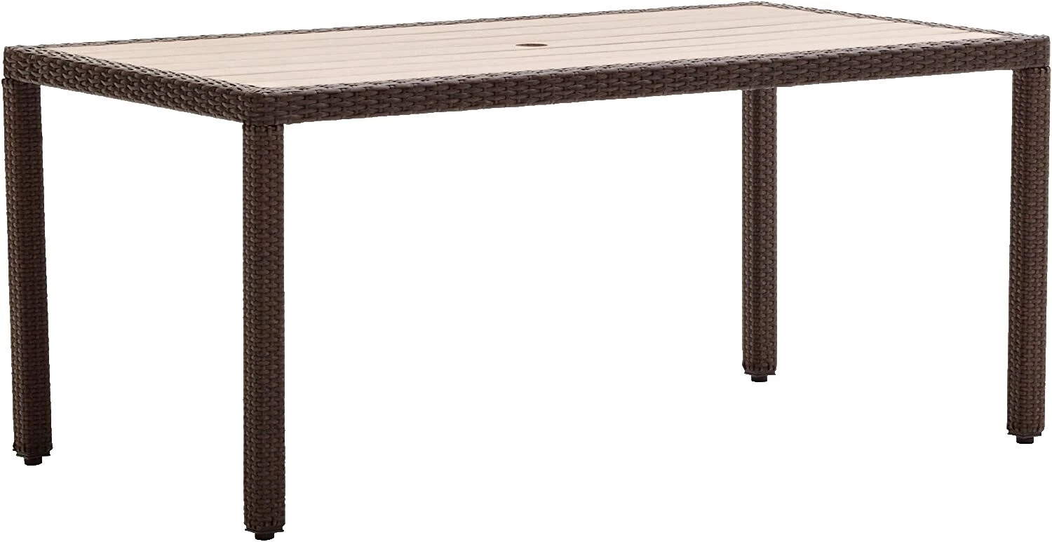 Jogos de Móveis para Sala de Jantar em Resina Marrom