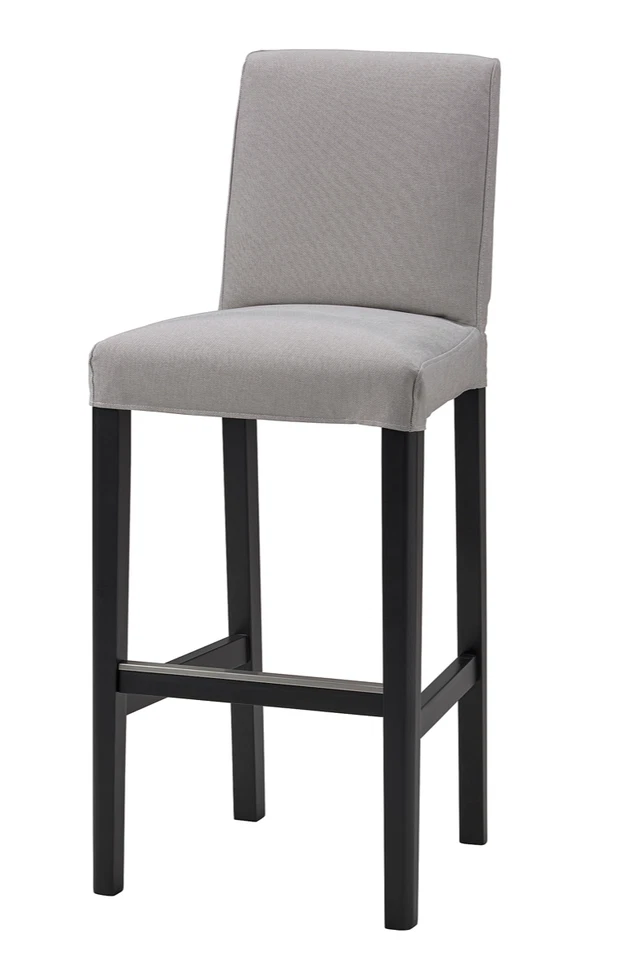 IKEA ORIGINAL BERGMUND Bezug für Barhocker mit Rückenlehne, Orrsta hellgrau - Bild 2 von 4