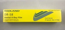  Dental Imaging Film D Speed Size #2 150 Single Film  DR-58 REDLAND