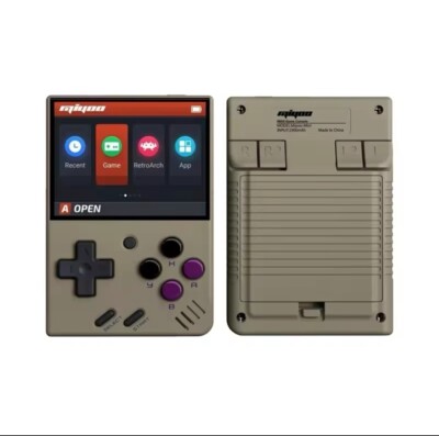 Miyoo Mini Plus v2 IPS Retro handheld console. Incl. Cables, Protective Cover