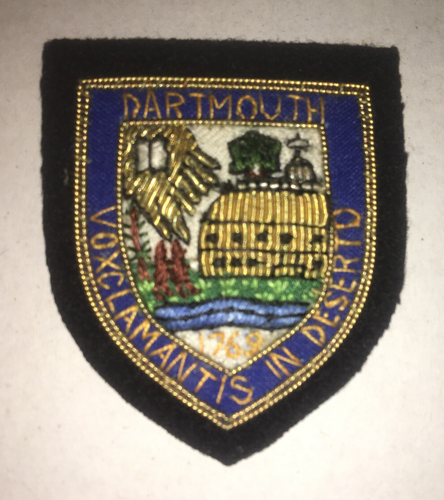 Dartmouth College USA small bullion embroidered blazer beret badge patch - Picture 2 of 7