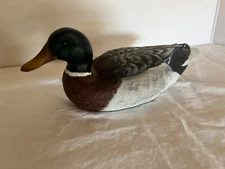 PAINTER'S PRIDE DUCK FIGURINE HANDPAINTED SIGNED BY SHARON GRINAGER   