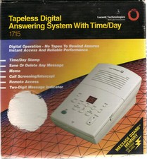 Tapeless Digital Answering Machine System with Time/Day 1715