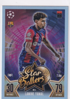 Topps Match Attax Champions League 23/24 BB 5 Lamine Yamal Star 