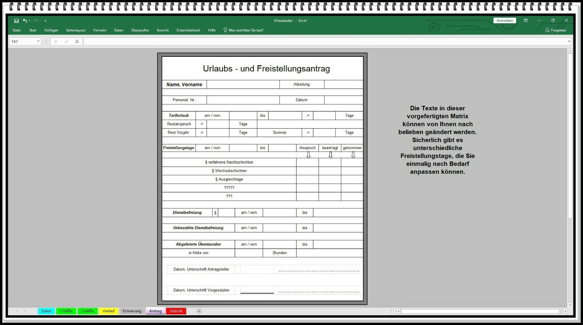 Calendario 2025 In Excel -modificabile - Personalizzabile - Foto 3