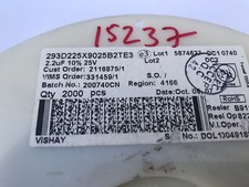 tantalum capacitor 2.2uf 25 V 10  30 PCs SMD