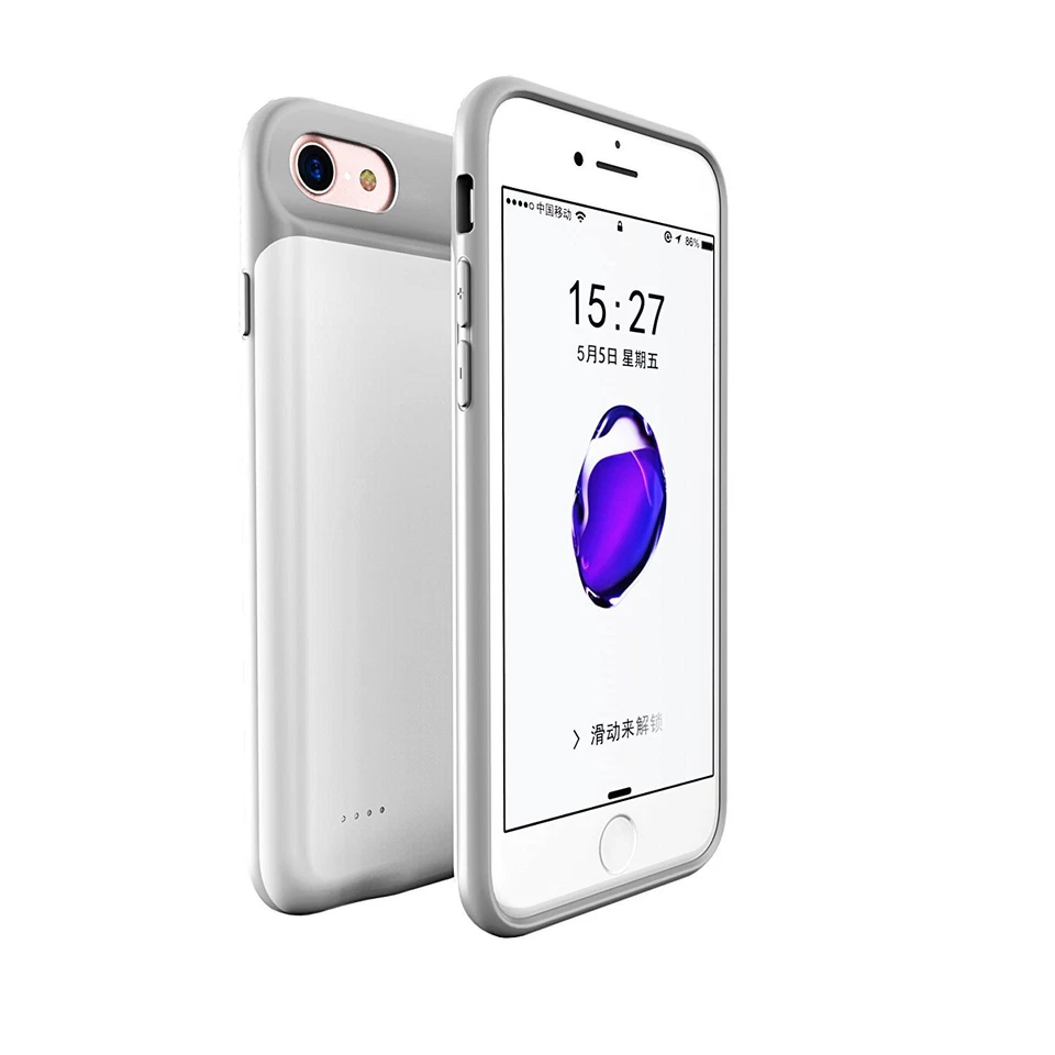 Funda Cargador Batería Externa Recargable para Teléfono 6/7/8/Xs/Xr/Xs Max Foto 2 de 4