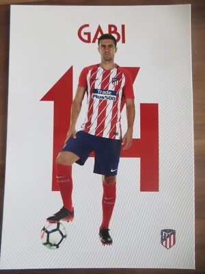 Autogrammkarte AK *GABI* Atletico Madrid 17/18 2017/2018 Spanien RAR