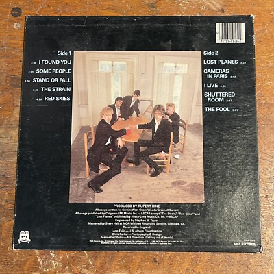 The Fixx Shuttered Room LP 1982 Record Album | eBay