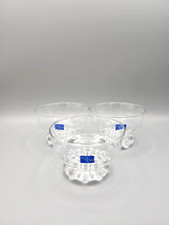 Citadel Traditional Footed Dessert Bowls Studio Nova Set Of 3 Glass