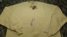 Large NWOT Vintage Jerzees White Care Neck Sweatshirt