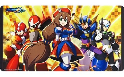 14+ Rockman X DiVE Brokkoli Gummi Spielmatte Slim 11,8 x 5,9 Zoll...