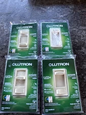 4 NEW Lutron Skylark Contour LED 1-Pole 3-Way Dimmer Switch CTCL-153PDH-IV Ivory