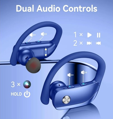 bmani Wireless Earbuds Bluetooth Headphones 48hrs Play Back Sport Earphones - 第 6/6 張圖片