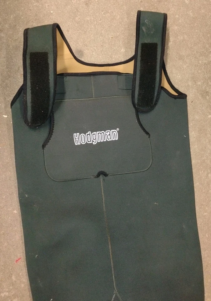 Hodgman Neoprene Chest Bootfoot Fishing Waders Size L Excellent Condition  - Image 2 of 3