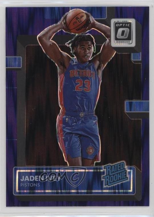 2022 Panini Donruss Optic Rated Rookie Purple Shock Prizm Jaden Ivey #241 14ki