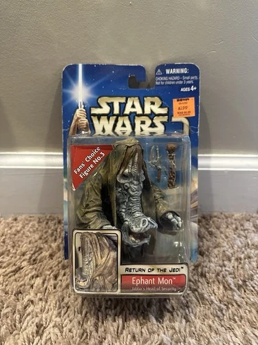 Vintage Star Wars Ephant Mon Figure – Return of the Jedi, Jabba’s Palace, Hasbro