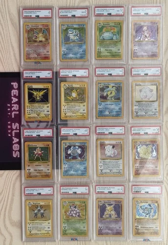 2000 Complete Pokemon Holo Base Set SPANISH 16 TCG LOT Charizard Blastoise PSA 9