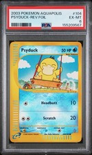 The Pokémon Company 2003 Aquapolis Psyduck 104/147 Reverse Holo PSA 6 on eBay