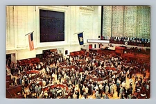New York City NY-Stock Exchange Nation's Market Place Vintage Postcard