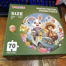 Talgic Easter Festival jigsaw puzzle size 5 80 x 5 80 MM 70 piece puzzle