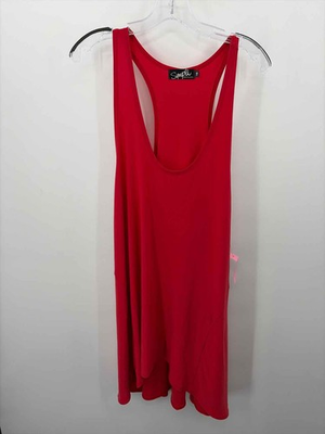 #ad Pre Owned Sympli Red Size 16 Short Sleeveless Dress $53.99