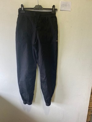 Freemans Black Pull on Cuffed Trousers UK 10 (FJ89-9)