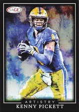 2022 Sage High Series Artistry Black #ART-KP Kenny Pickett
