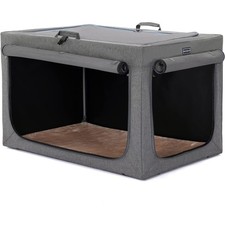 Hundebox faltbar Hundetransportbox Auto Reise Hundeschlafbox Zimmerkennel