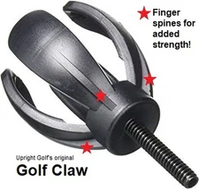 Upright Golf "The Claw" Ball Pick up (Black) Golf Ball Pick-Up Accessory NEW