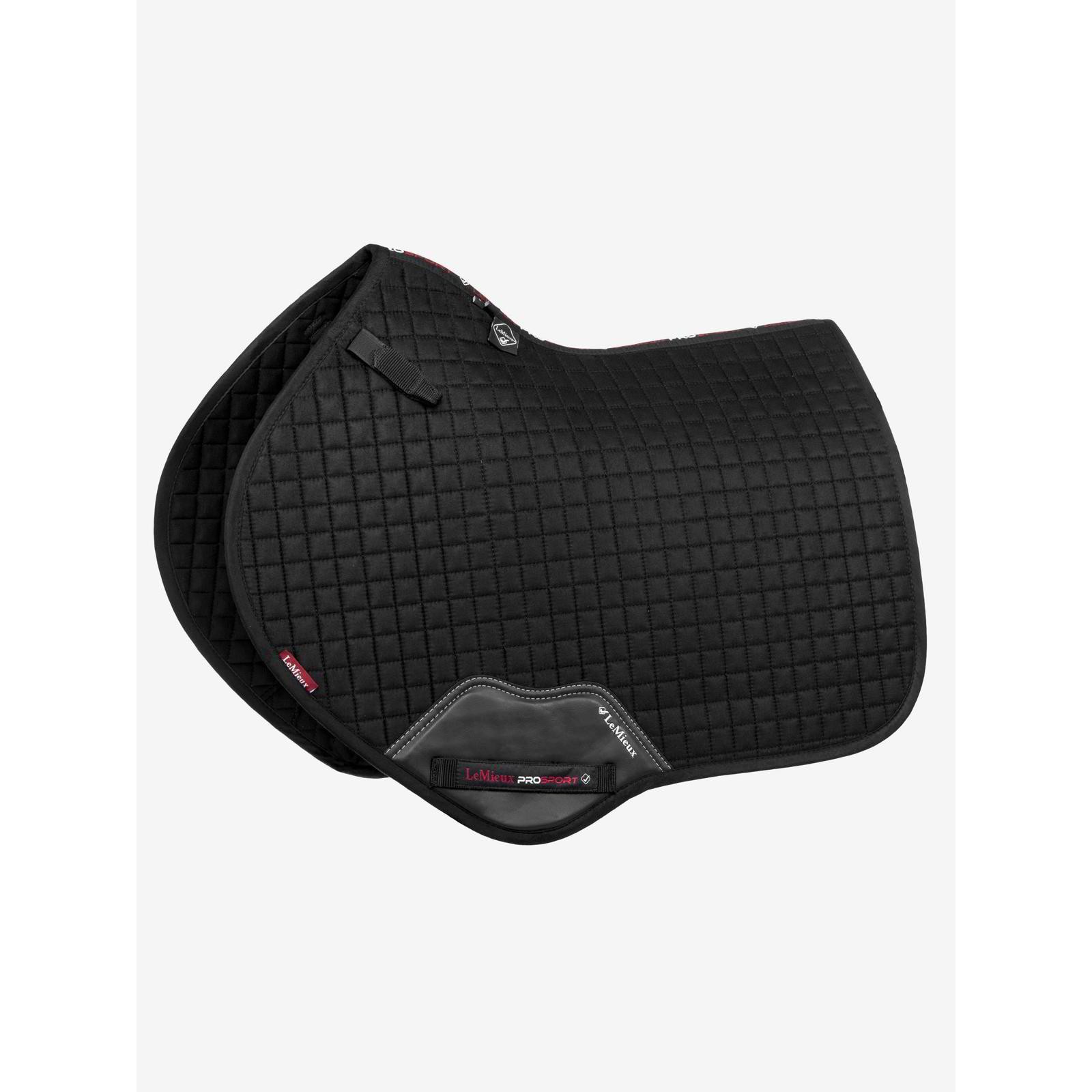 LeMieux Suede Close Contact Square Saddlepad - Black Size: Large - Image 2