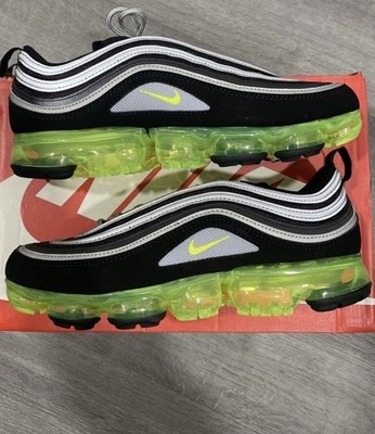 Nike Air Max Vapormax 97 Black Volt Japan Size 10 AJ7291-001 1 95 98 Plus