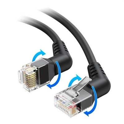 Cable Matters 10Gbps Rotatable Cat 6 Ethernet Cable 10ft,