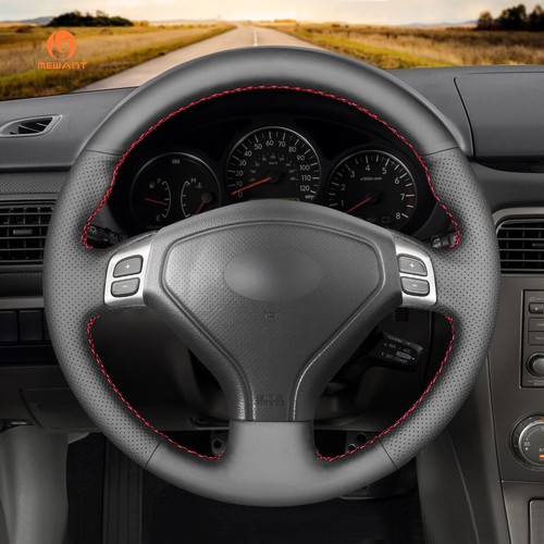 Hágalo usted mismo Funda de volante de cuero auténtico para coche Subaru Forester Outback Legacy - Imagen 4 de 11