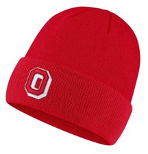 Ohio State Buckeyes Nike Vintage Block O Scarlet Red Unisex Knit Winter Hat 25