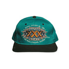 RARE Super Bowl XXX 90s Vintage American Needle Teal/Black Snapback Hat