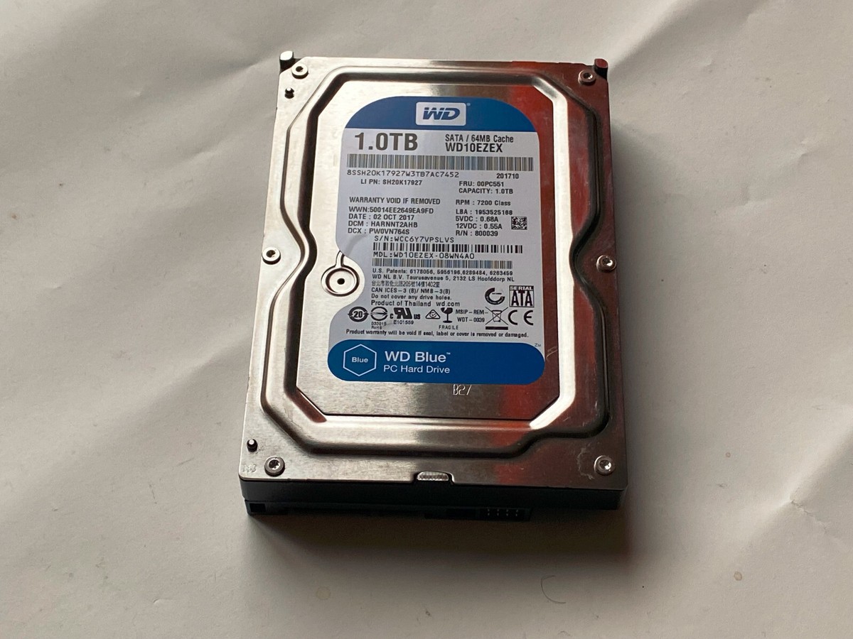 Western Digital Blue WD10EZEX-08WN4A0 00PC551 SH20K17927