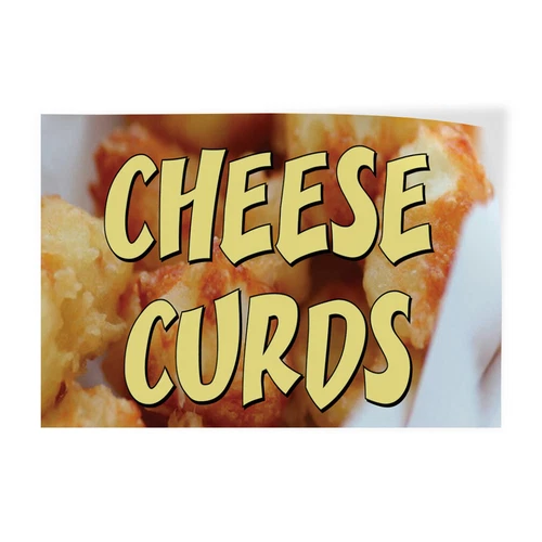 Decal Stickers Cheese Curds Restaurant Cafe Bar E Vinyl Store Sign Label