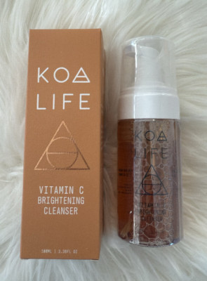 Koa Life Vitamin C Brightening Cleanser  NEW 100 ml 3.38 fl oz EXP: 09/2026 