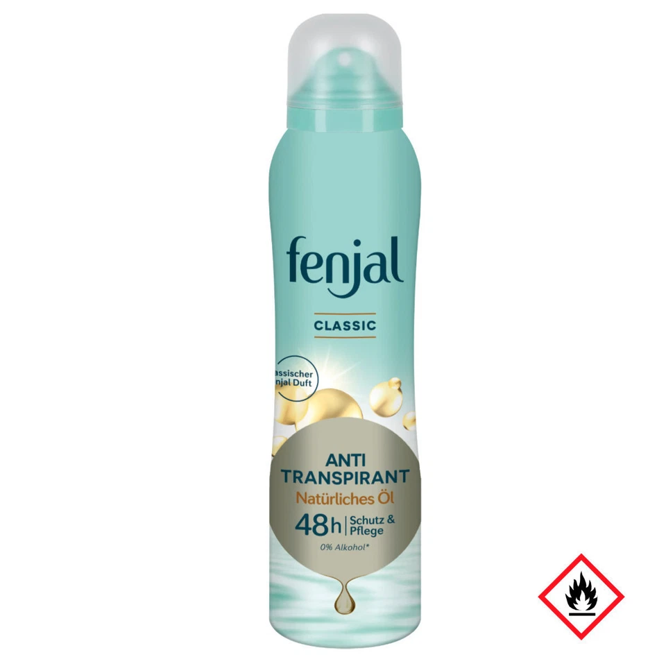 DEO Fenjal Spray Antitranspirante 48h Classic con Aceite Natural 150ml