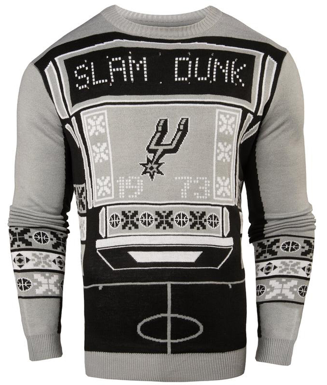 Вечно коллекционируемый мужской свитер NBA Mens San Antonio Spurs Ugly Light Up Ugly